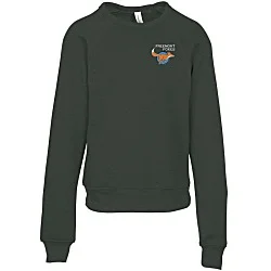 Bella+Canvas Sponge Fleece Sweatshirt - Youth - Embroidered