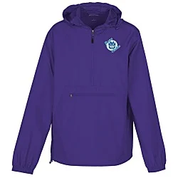 Anorack 1/2-Zip Hooded Packable Jacket