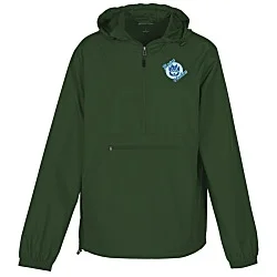 Anorack 1/2-Zip Hooded Packable Jacket