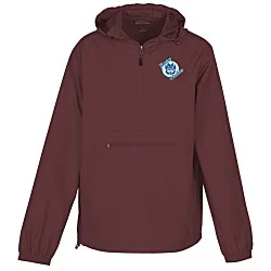 Anorack 1/2-Zip Hooded Packable Jacket