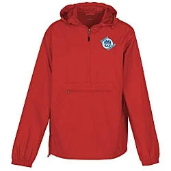 Anorack 1/2-Zip Hooded Packable Jacket