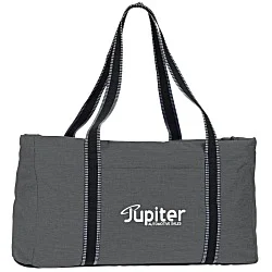 Front Pocket Heathered Utility Tote