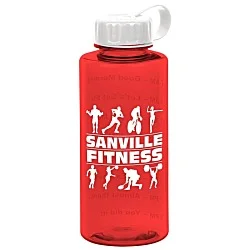Mountain Bottle with Tethered Lid - 36 oz. - Drink Guide