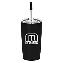 Yowie Vacuum Tumbler with Stainless Straw Set - 18 oz.