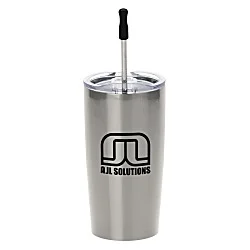 Yowie Vacuum Tumbler with Stainless Straw Set - 18 oz.