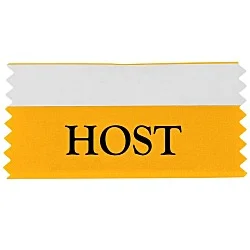 Badge Ribbon - 2" x 4" - Double Sided Tape