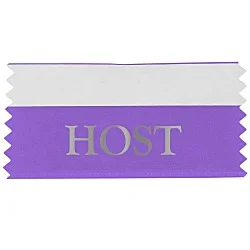 Badge Ribbon - 2" x 4" - Double Sided Tape