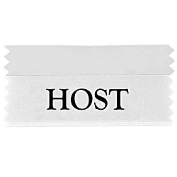 Badge Ribbon - 2" x 4" - Double Sided Tape
