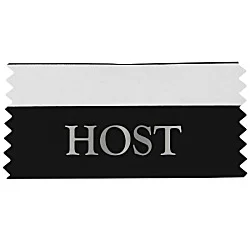 Badge Ribbon - 2" x 4" - Double Sided Tape