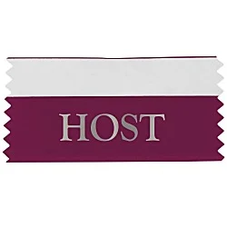 Badge Ribbon - 2" x 4" - Double Sided Tape