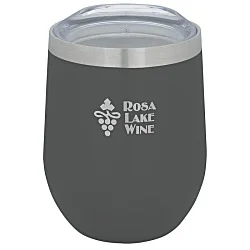 Corzo Vacuum Insulated Wine Cup - 12 oz. - Laser Engraved - 24 hr