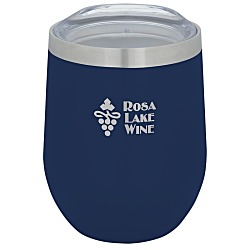 Corzo Vacuum Insulated Wine Cup - 12 oz. - Laser Engraved - 24 hr