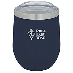 Corzo Vacuum Insulated Wine Cup - 12 oz. - Laser Engraved - 24 hr