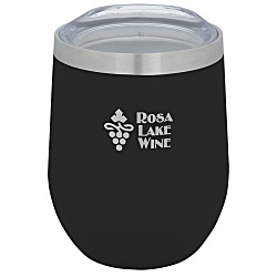 Corzo Vacuum Insulated Wine Cup - 12 oz. - Laser Engraved - 24 hr