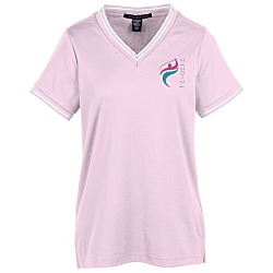 CrownLux Performance Plaited Tipped Shirt - Ladies'
