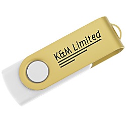 Swivel USB-C Drive - Gold - 8GB