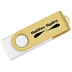 Swivel USB-C Drive - Gold - 16GB