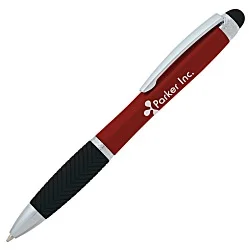 Evantide Light-Up Logo Stylus Twist Pen - Metallic - 24 hr