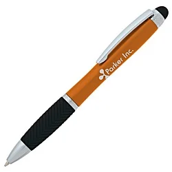 Evantide Light-Up Logo Stylus Twist Pen - Metallic - 24 hr