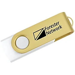 Swivel USB-C Drive - Gold - 32GB - 24 hr