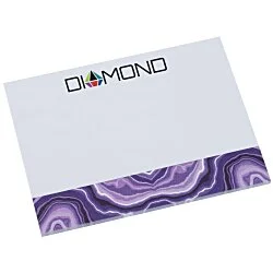 Souvenir Designer Sticky Note - 3" x 4" - Geode - 25 Sheet
