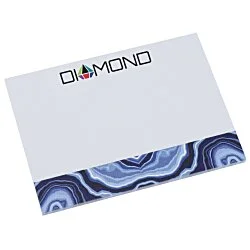 Souvenir Designer Sticky Note - 3" x 4" - Geode - 25 Sheet