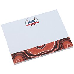 Souvenir Designer Sticky Note - 3" x 4" - Geode - 50 Sheet