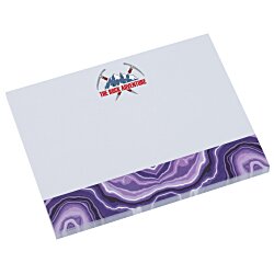 Souvenir Designer Sticky Note - 3" x 4" - Geode - 50 Sheet