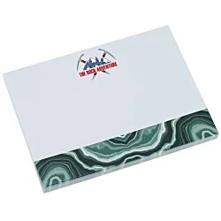 Souvenir Designer Sticky Note - 3" x 4" - Geode - 50 Sheet