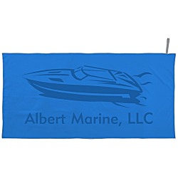 Quick Dry Suede Beach Towel with Carry Strap