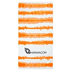 Tie-Dye Cabana Stripe Beach Towel
