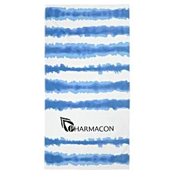 Tie-Dye Cabana Stripe Beach Towel