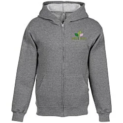 Lightweight 7 oz. Fleece Full-Zip Hoodie - Embroidered