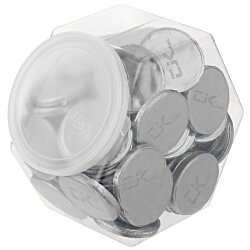 Tub of Chocolate Coins - 85-Piece
