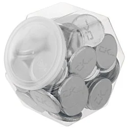Tub of Chocolate Coins - 85-Piece