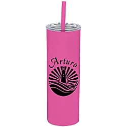 Straight Up Vacuum Tumbler with Straw - 15 oz.