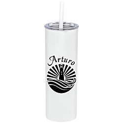 Straight Up Vacuum Tumbler with Straw - 15 oz.