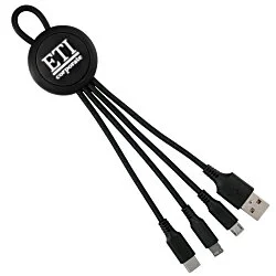 Vivid Loop Charging Cable - Light-Up Logo