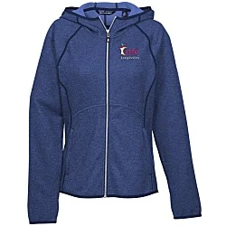 Cutter & Buck Sweater Knit Hooded Fleece Jacket - Ladies'