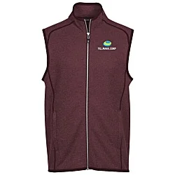 Cutter & Buck Sweater Knit Fleece Vest - Men's