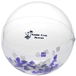 Confetti Beach Ball - 24 hr