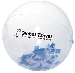 Confetti Beach Ball - 24 hr