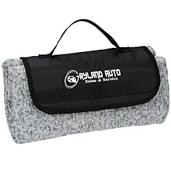 Heathered Knit Fold Up Blanket