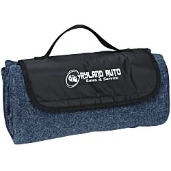 Heathered Knit Fold Up Blanket