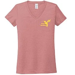 Allmade Tri-Blend V-Neck T-Shirt - Ladies'