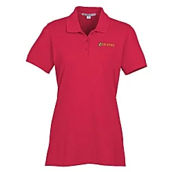 Easy Care Wrinkle Resist Cotton Pique Polo - Ladies' - 24 hr