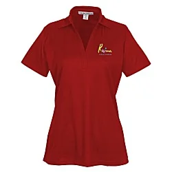Performance Fine Jacquard Polo - Ladies' - 24 hr