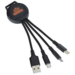 Rav Charging Cable - Light-Up Logo