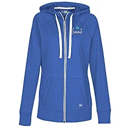 New Era Sueded Cotton Full-Zip Hoodie - Ladies' - Embroidered - 24 hr