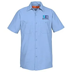 Red Kap Technician Short Sleeve Work Shirt - 24 hr